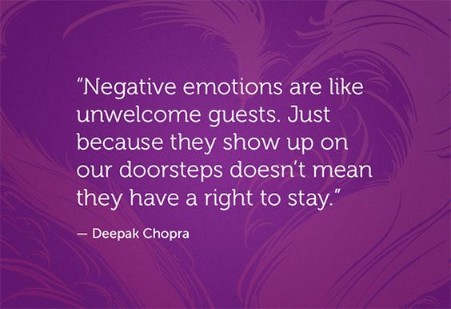Deepak chopra quotes about Negativity