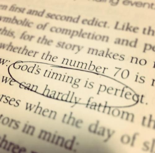 God's Timing is Perfect Image
