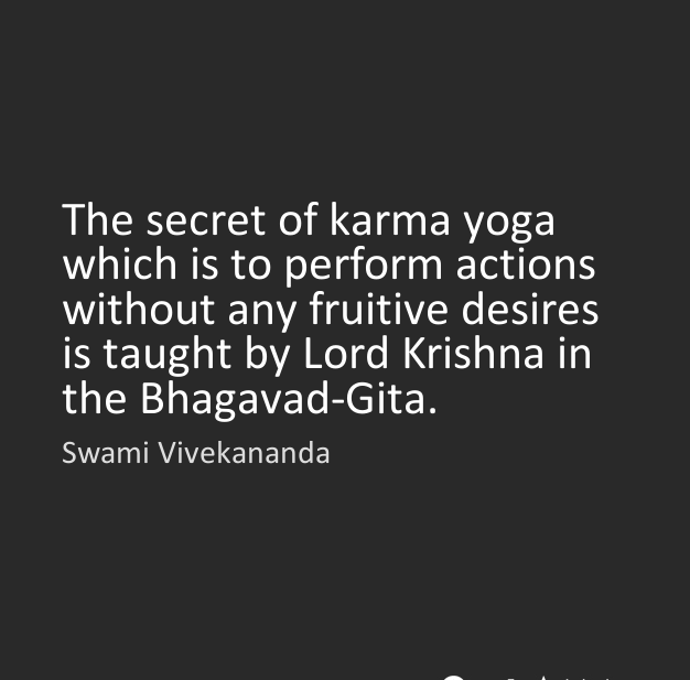 Karma Yoga Bhagavad Gita Quotes