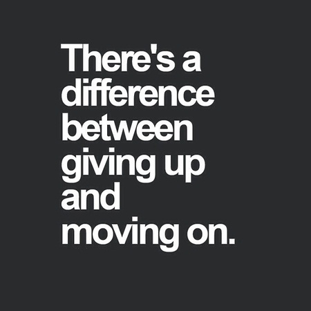 Quotes about giving up on someone and moving on