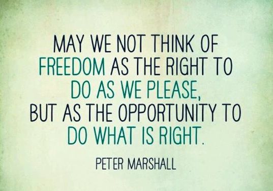 Thoughts On Freedom